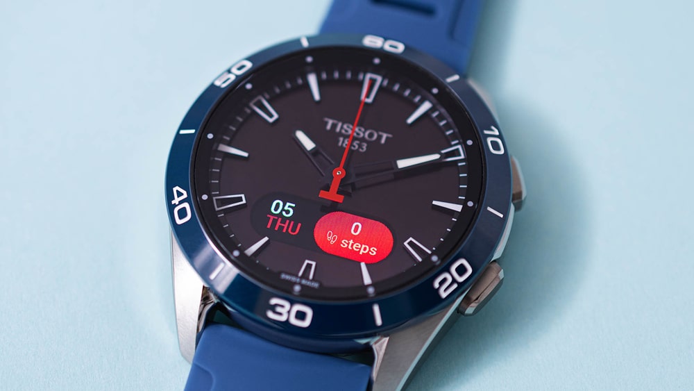 hodinky Tissot T-touch Connect Sport pohled na displej